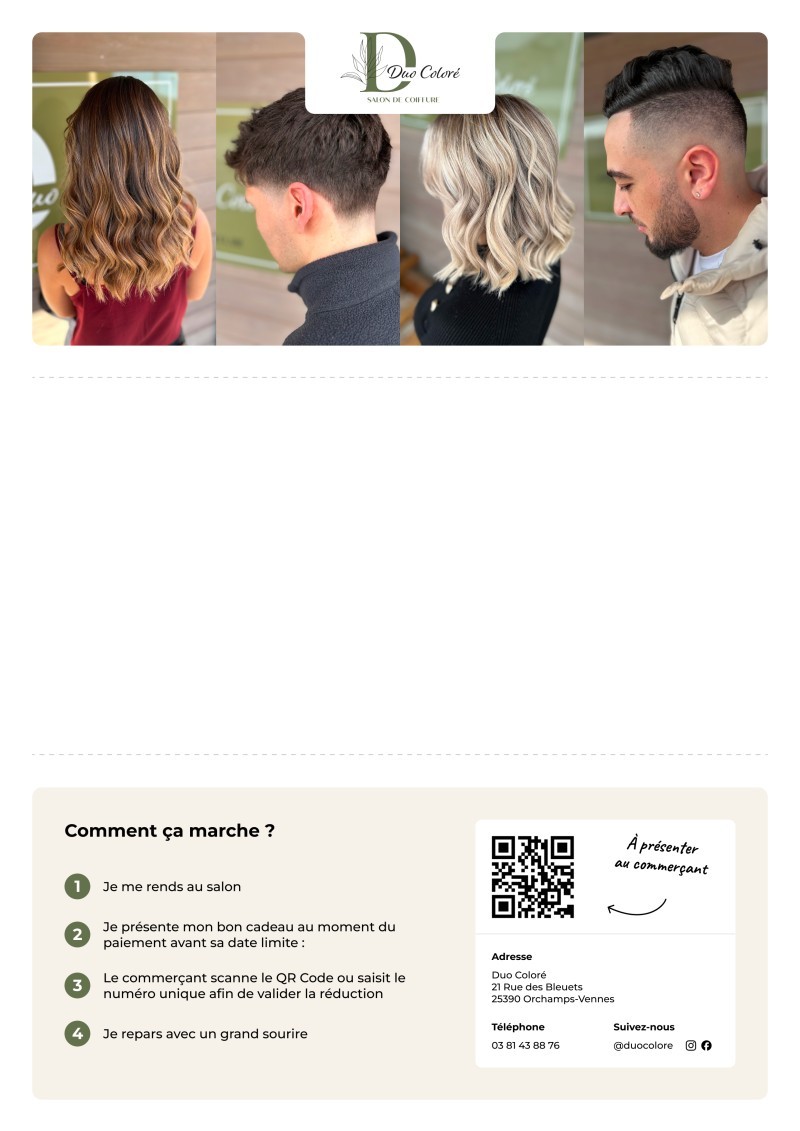 Aperçu du bon cadeau (email)